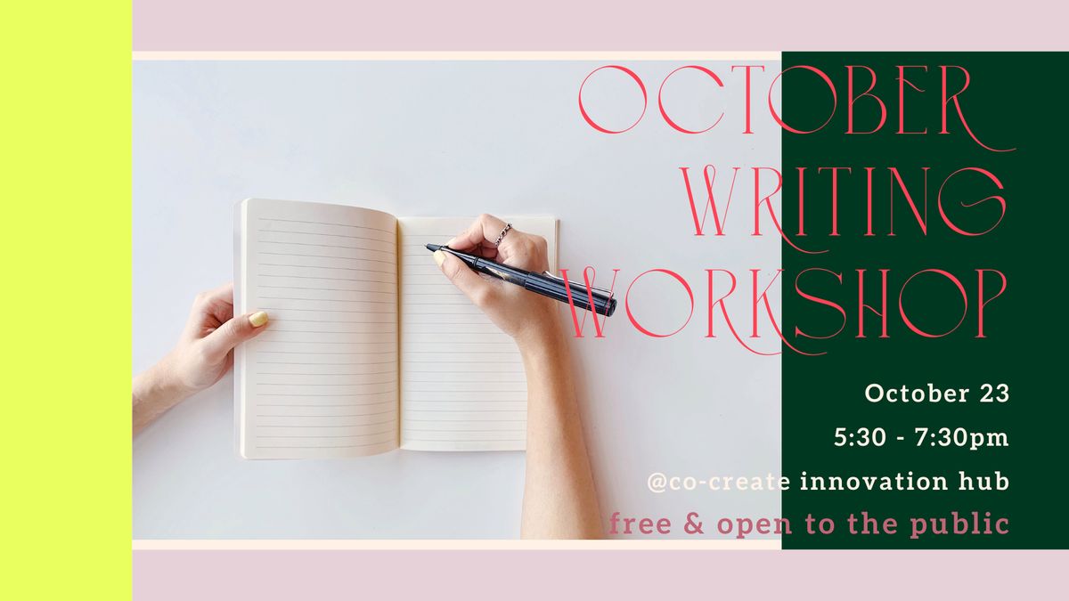 October Monthly Workshop